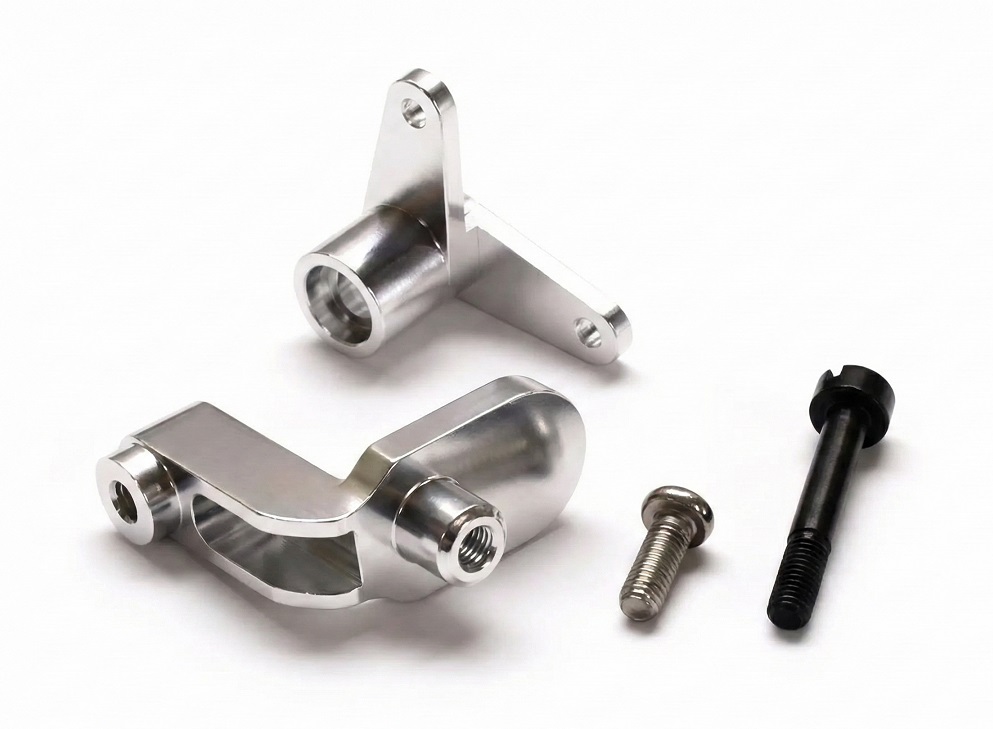 T6909SILVER Throttle Mix Arm Set for HPI Savage-X Monster Truck - Image 1