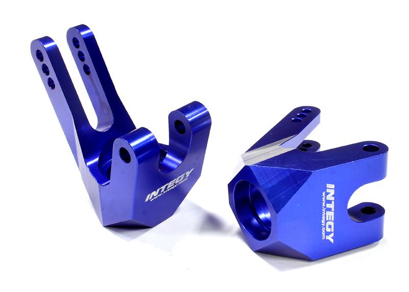 T6979BLUE Blue Heavy-Duty Rear Hub Carriers for Savage XL, Flux & X 4.6 RTR - Image 1