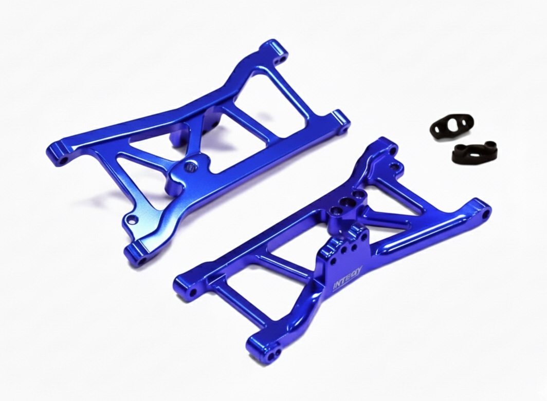 T7174BLUE Billet Machined Rear Lower Suspension Arms for Associated SC8 Short Course Truck - Image 1