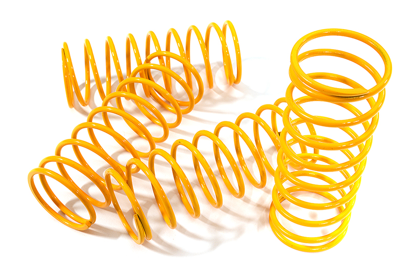 T7324 Speed Yellow 8.3lbs. Spring (4) for Losi 1/8 LST Monster Truck - Image 1