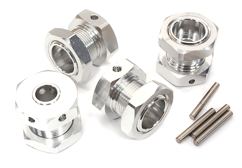 T7352SILVER 23mm Hex Wheel Adapter (4) for HF & LST2 - Image 1