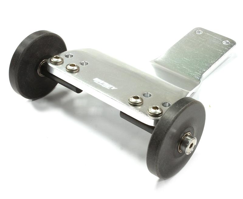 T7953SILVER V2 Wheelie Bar for Traxxas 1/10 Electric Stampede 2WD, Bandit & Slash 2WD - Image 1