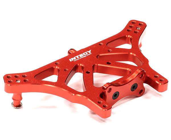T7993RED Rear Shock Tower II for 1/10 Electric Slash 2WD, Rustler 2WD & Stampede 2WD 3638 - Image 1
