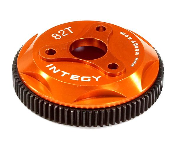 T8028ORANGE 82T Metal Spur Gear for 1/10 Electric Stampede 2WD Rustler 2WD Slash 2WD 4683 - Image 1