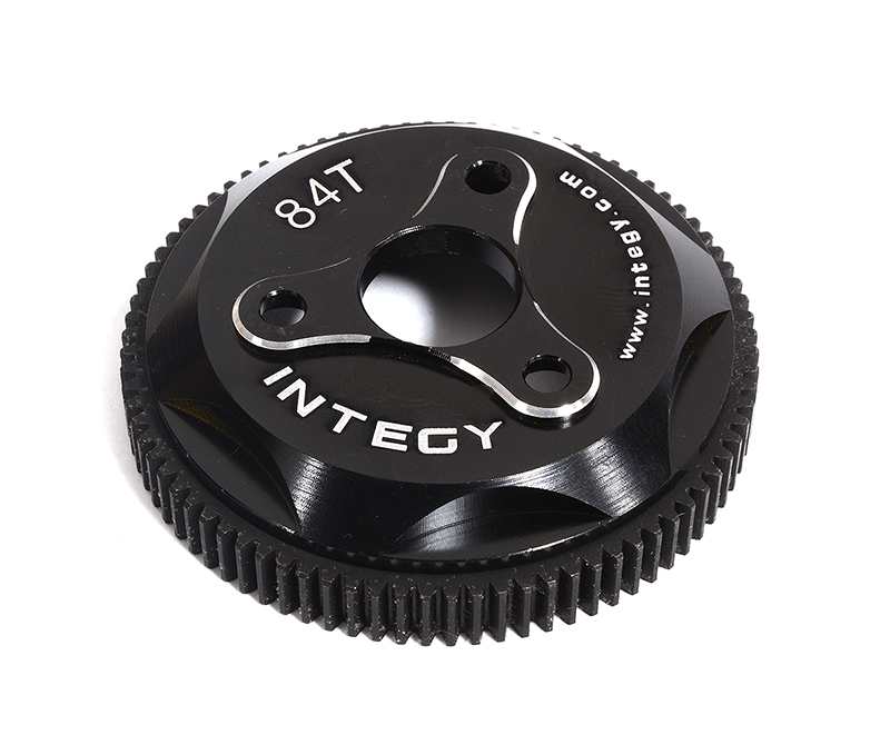 T8029BLACK 84T Metal Spur Gear for 1/10 Electric Stampede 2WD, Rustler 2WD Slash 2WD 4683 - Image 1
