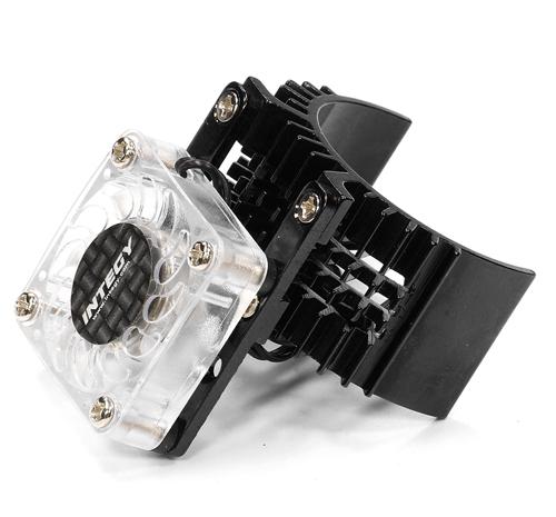 T8074BLACK Motor Heatsink 540 Size w/ Cooling Fan for Slash Stampede 2WD Rustler 2WD Bandit - Image 1