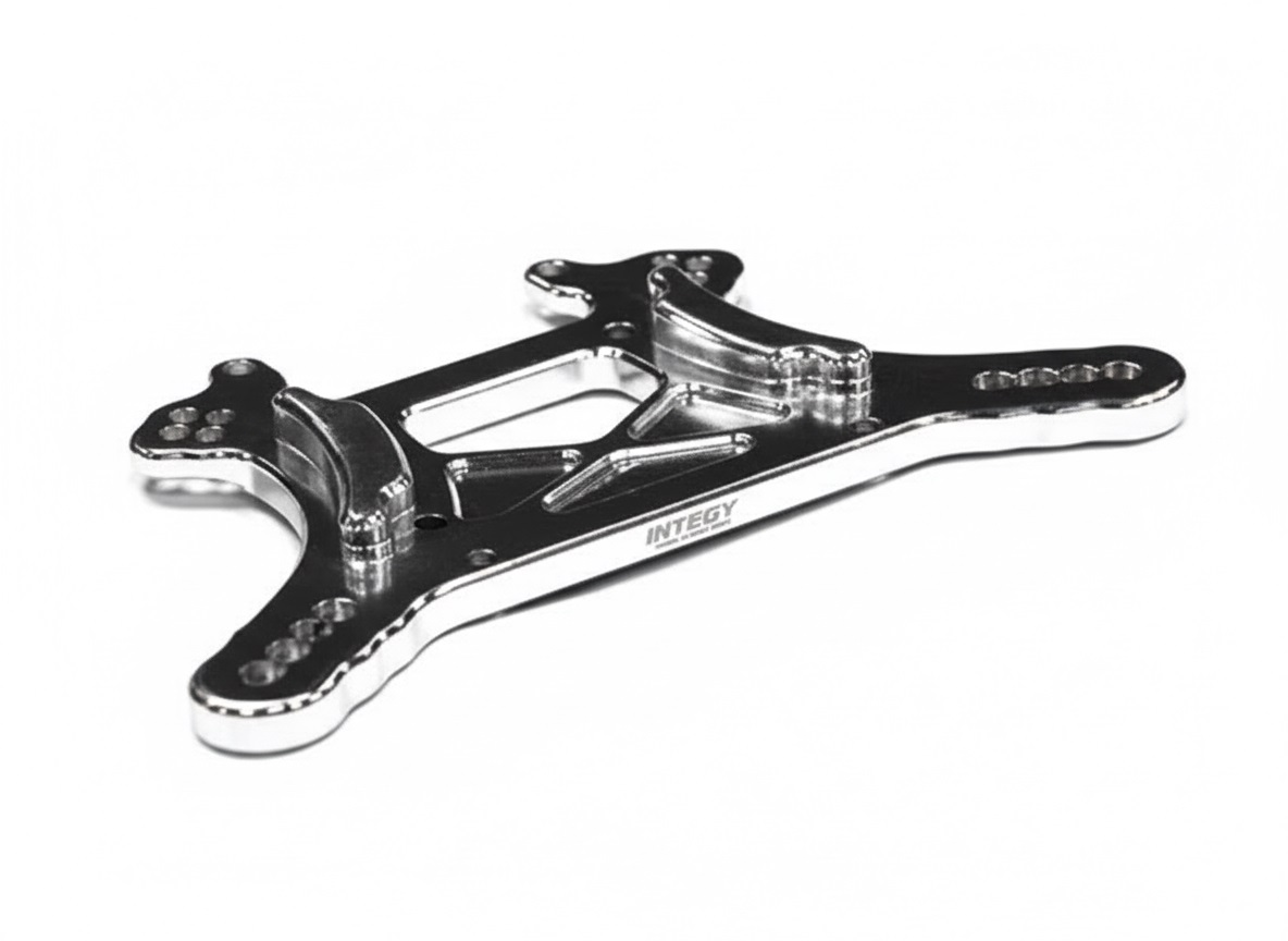 T8175CHROME Billet Machined HD Front Shock Tower for Losi 1/8 8ight-T Truggy (LOSA0802) - Image 1