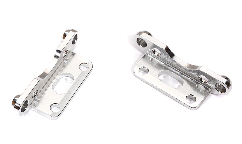 T8310SILVER Billet Machined Front & Rear Hinge Pin Mount for Losi 1/18 Mini-LST Truck - Image 1
