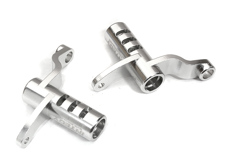 T8359SILVER Billet Machined Steering Bellcrank for Associated Mini MGT 3.0 Monster Truck - Image 1
