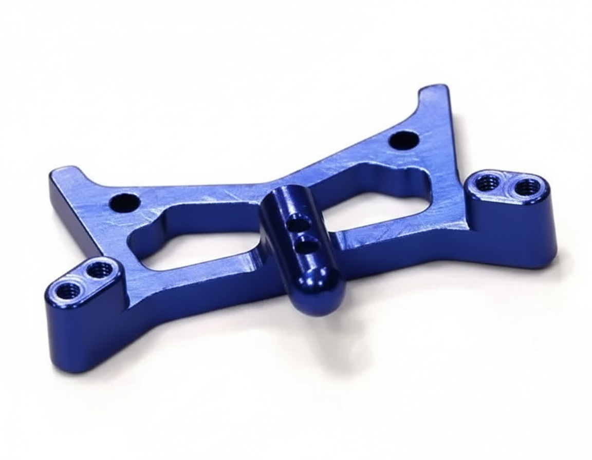 T8465BLUE Billet Machined Type2 Front Shock Tower for Losi 1/36 Micro-T - Image 1
