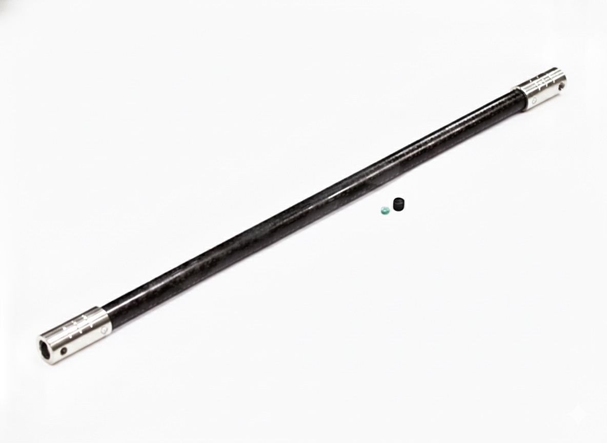 T8542SILVER Graphite Center Drive Shaft for Traxxas 1/10 Slash 4X4 non-LCG(L=235mm) 6855 688 - Image 1