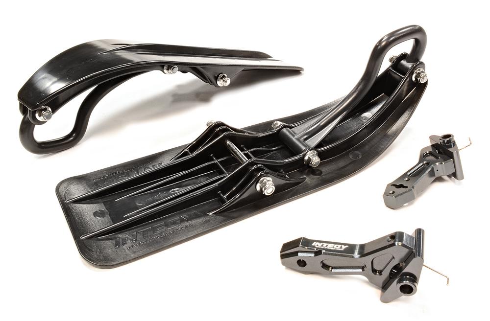 T8552GREY Front Sled Ski Attachment Set for Slash 2WD, Stampede 2WD, Rustler 2WD & Bandit - Image 1