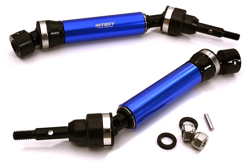 T8559BLUE XHD V2 Front Universal Drive Shafts for Traxxas 1/10 Slash & Stampede 4X4 6851X - Image 1