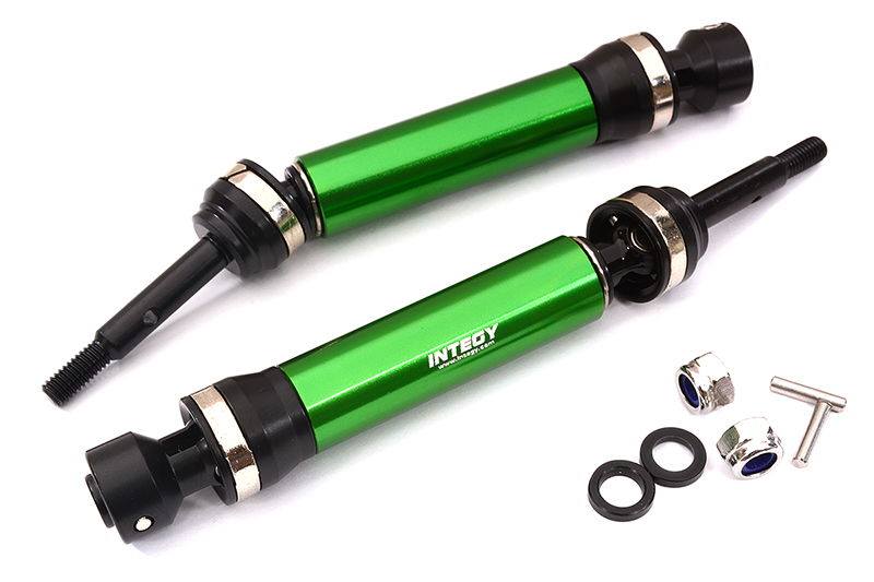T8564GREEN XHD Rear Universal Drive Shaft (2) for Traxxas 1/10 Slash & Stampede 4X4 6852X - Image 1