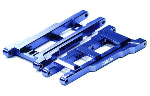 T8581BLUE Billet Machined Lower Suspension Arms for 1/10 Stampede 4X4 & Slash 4X4 3655X - Image 1
