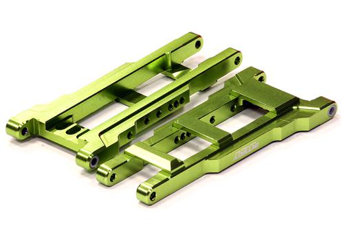 T8581GREEN Billet Machined Lower Suspension Arms for 1/10 Stampede 4X4 & Slash 4X4 3655X - Image 1