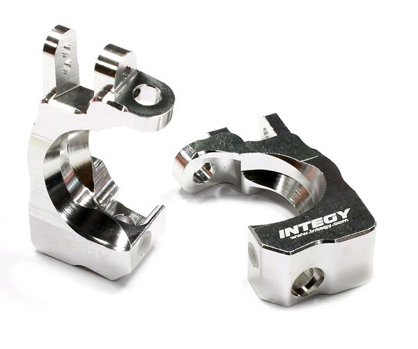 T8591SILVER Machined T3 Caster Blocks for 1/10 Stampede 4X4, Slash 4X4 & Rustler 4X4 6832 - Image 1