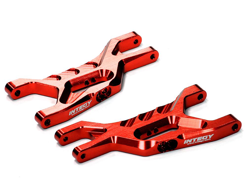 T8640RED Machined T3 Front Lower Arms for 1/10 Rustler2WD, Stampede2WD, Slash2WD 3631 - Image 1