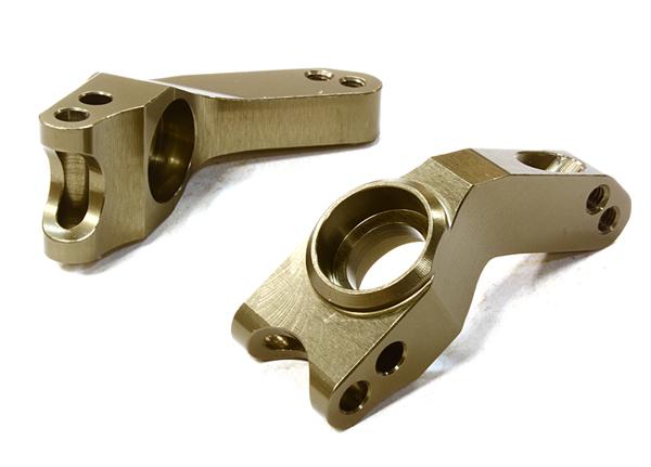 T8662GREY Grey Billet Machined Aluminum Rear Hub Carriers for Traxxas 1/10 Bandit 3652 - Image 1