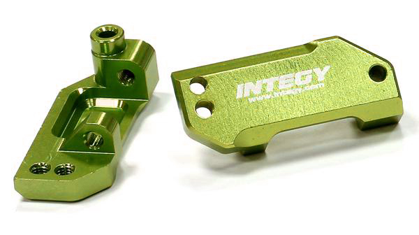 T8663GREEN Billet Machined Front Caster Blocks for Traxxas 1/10 Slash 2WD 3632 - Image 1