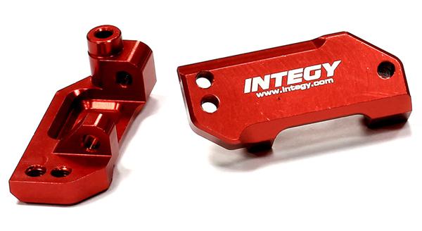 T8663RED Red Billet Machined Front Caster Blocks for Traxxas Slash 2WD 1/10 Scale 3632 - Image 1