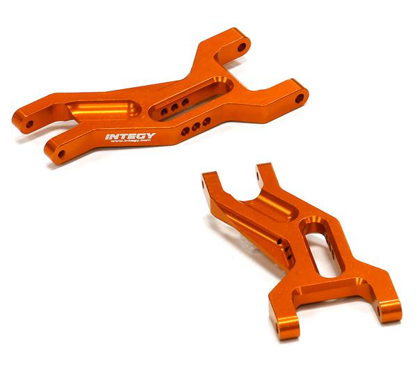 T8664ORANGE Billet Machined Front Suspension Arms for Traxxas 1/10 Slash 2WD 3631 - Image 1