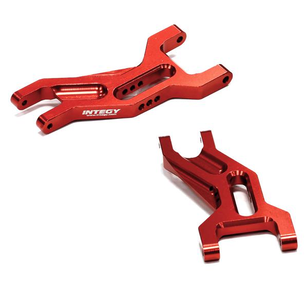 T8664RED Billet Machined Front Suspension Arms for Traxxas 1/10 Slash 2WD 3631 - Image 1