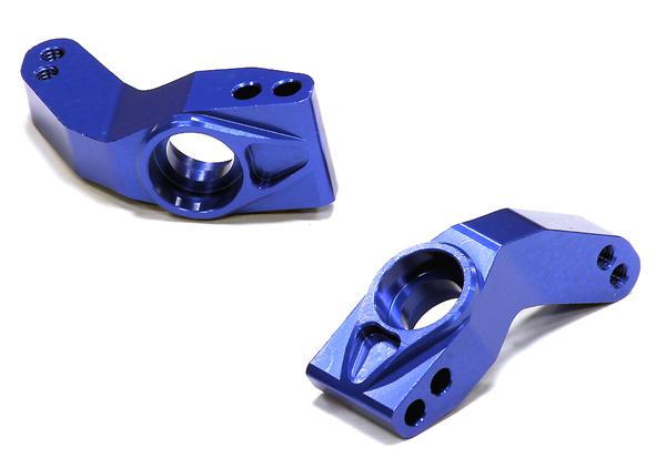 T8670BLUE Billet Machined Rear Hub Carriers for Traxxas 1/10 Slash 2WD - Blue 3752 - Image 1