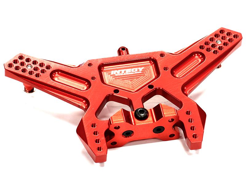 T8672RED Billet Machined Rear Shock Tower for Traxxas 1/10 Slash 2WD 3638 - Image 1