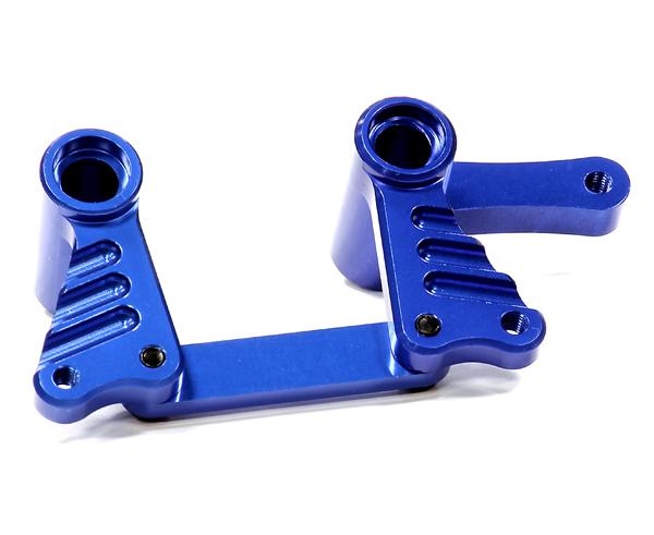 T8674BLUE Billet Machined Steering Bellcrank for Traxxas 1/10 Slash 2WD 3743 - Image 1