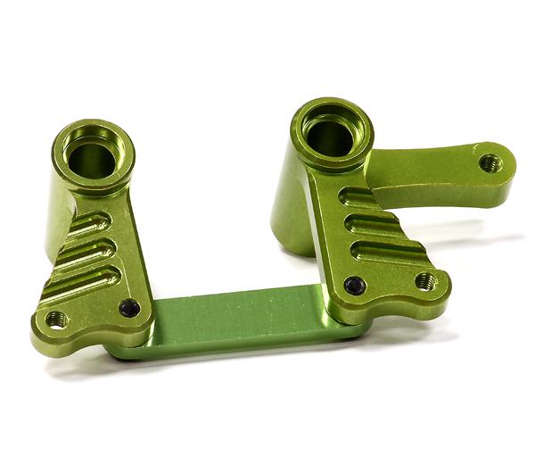 T8674GREEN Billet Machined Steering Bellcrank for Traxxas 1/10 Slash 2WD 3743 - Image 1