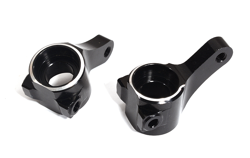 Black Billet Machined Steering Knuckles Upgrade for Traxxas 1/10 Slash 2WD 3654