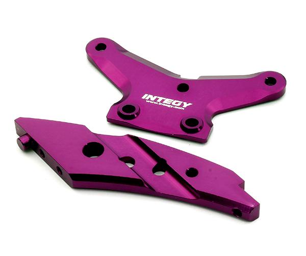 T8680PURPLE Billet Machined Front Anti-Bending Plate for HPI Ken Block WR8 Flux - Image 1